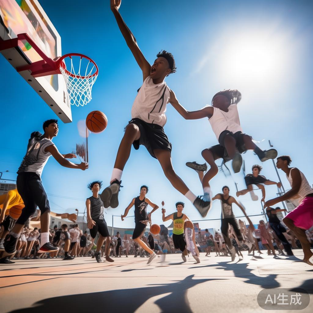 例如，一场由博雅直播举办的街头篮球挑战赛，吸引了众